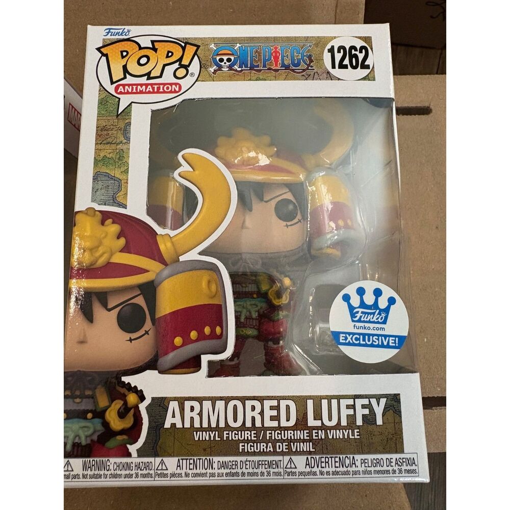 BNIB with Protector Funko Pop One Piece Armored Luffy #1262 Funko Exclusive